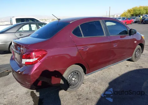 2020 Mitsubishi Mirage G4 Le z USA, uszkodzony, nr VIN ML32F4FJ1LHF02185